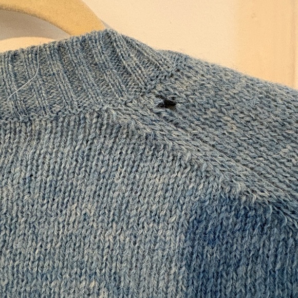Light Blue Crewneck Sweater Lord &Taylor - Picture 3 of 5